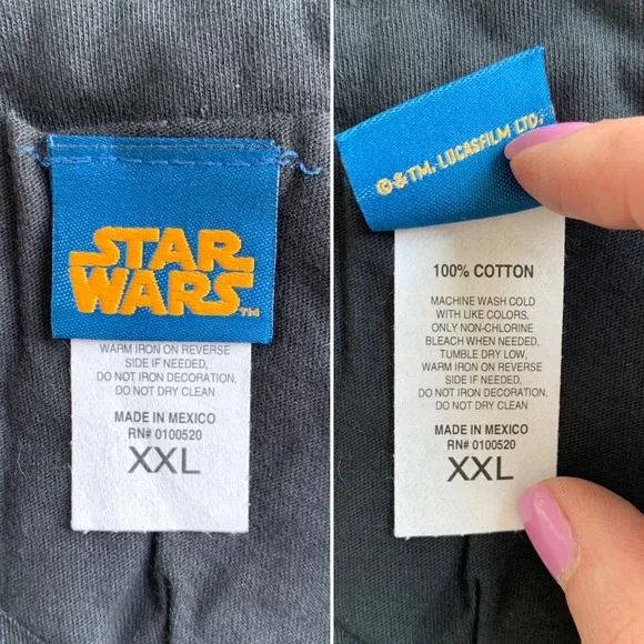 Star Wars Luke Skywalker Tank Top Size XXL - Picture 9 of 10